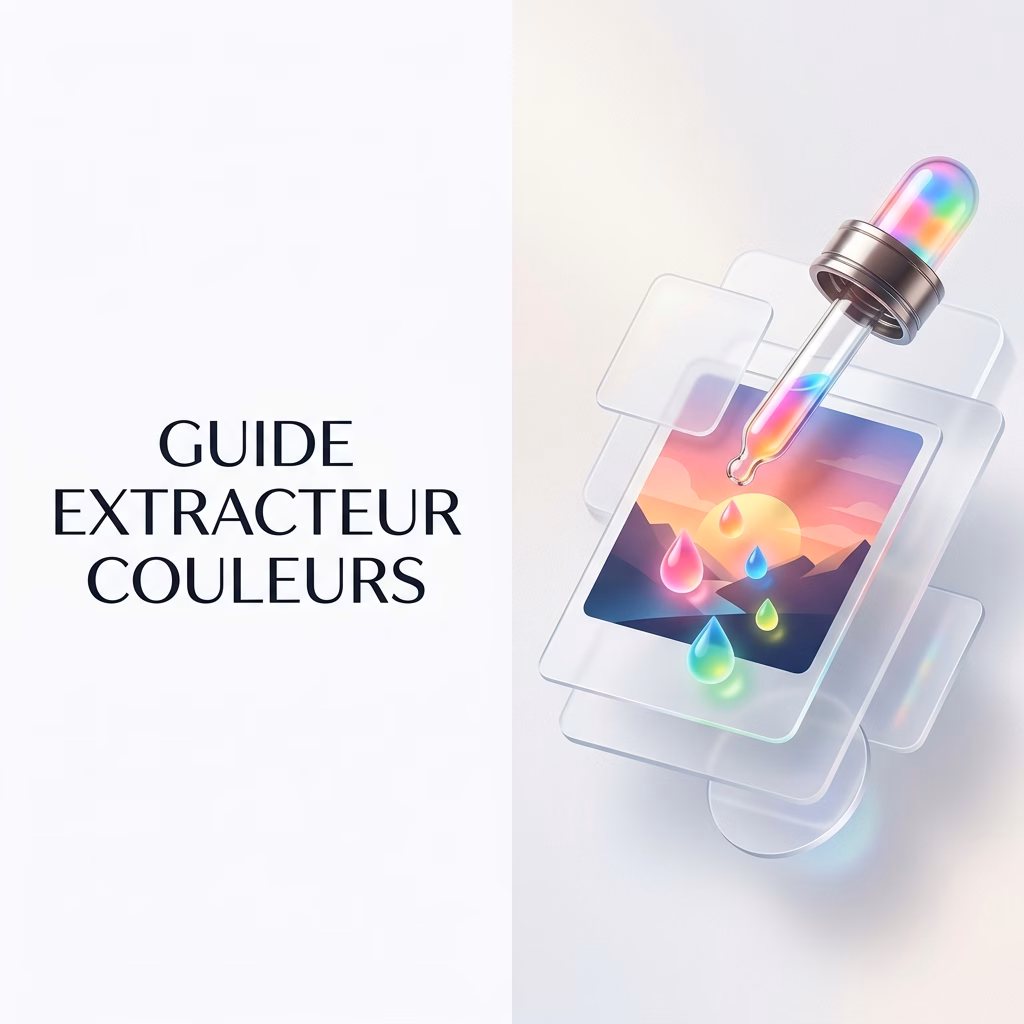 Illustration de l'extracteur de palette de couleurs